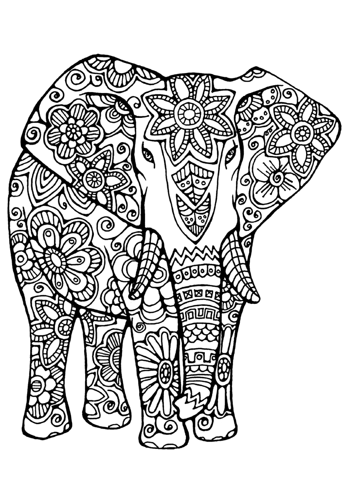 Riesiger Elefant